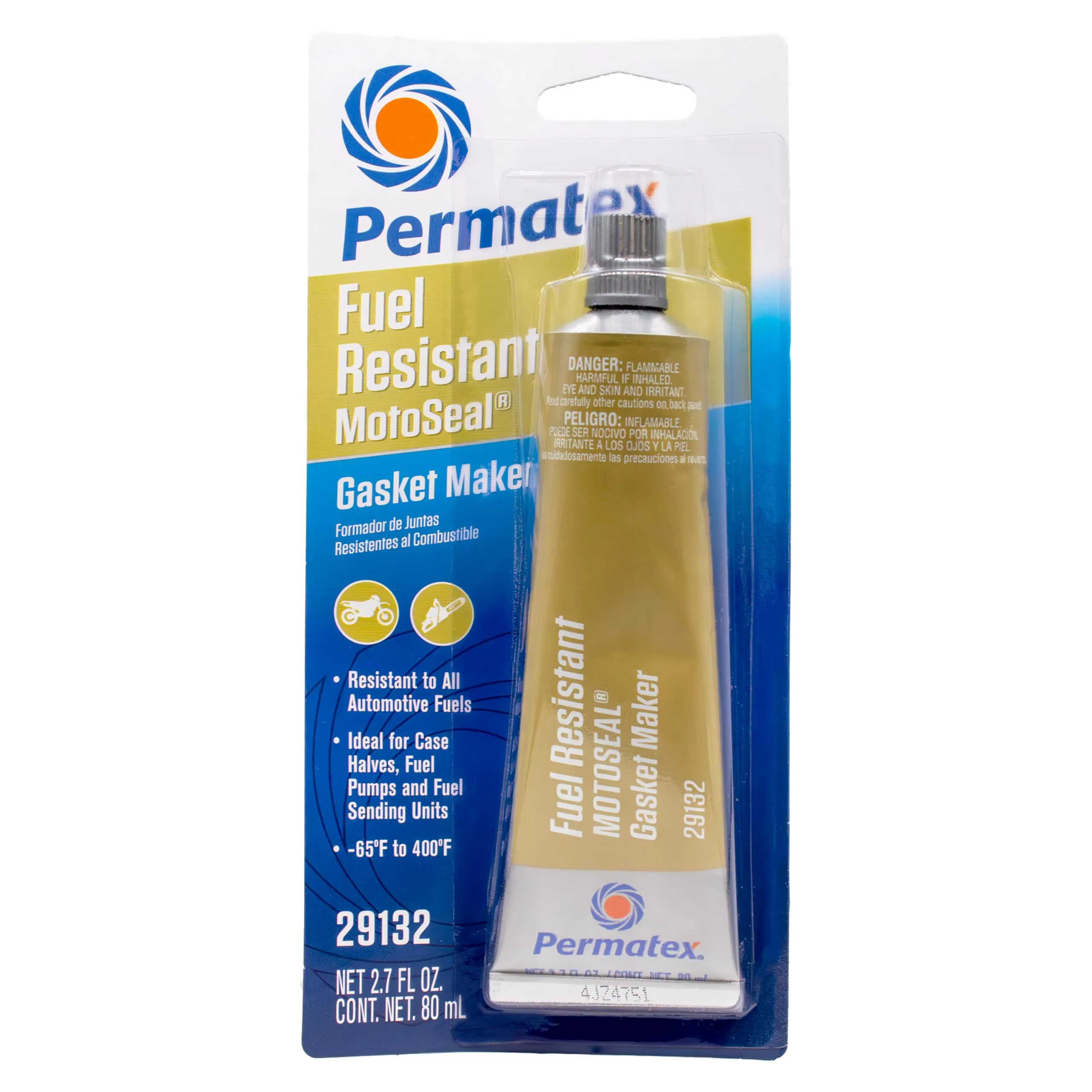 Permatex 29132 MotoSeal 1 Ultimate Gasket Maker Grey, 2.7 oz. 2.7 Ounce
