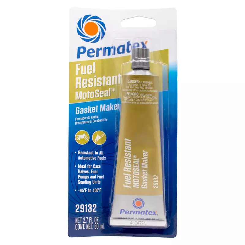 Permatex 29132 MotoSeal 1 Ultimate Gasket Maker Grey, 2.7 oz. 2.7 Ounce