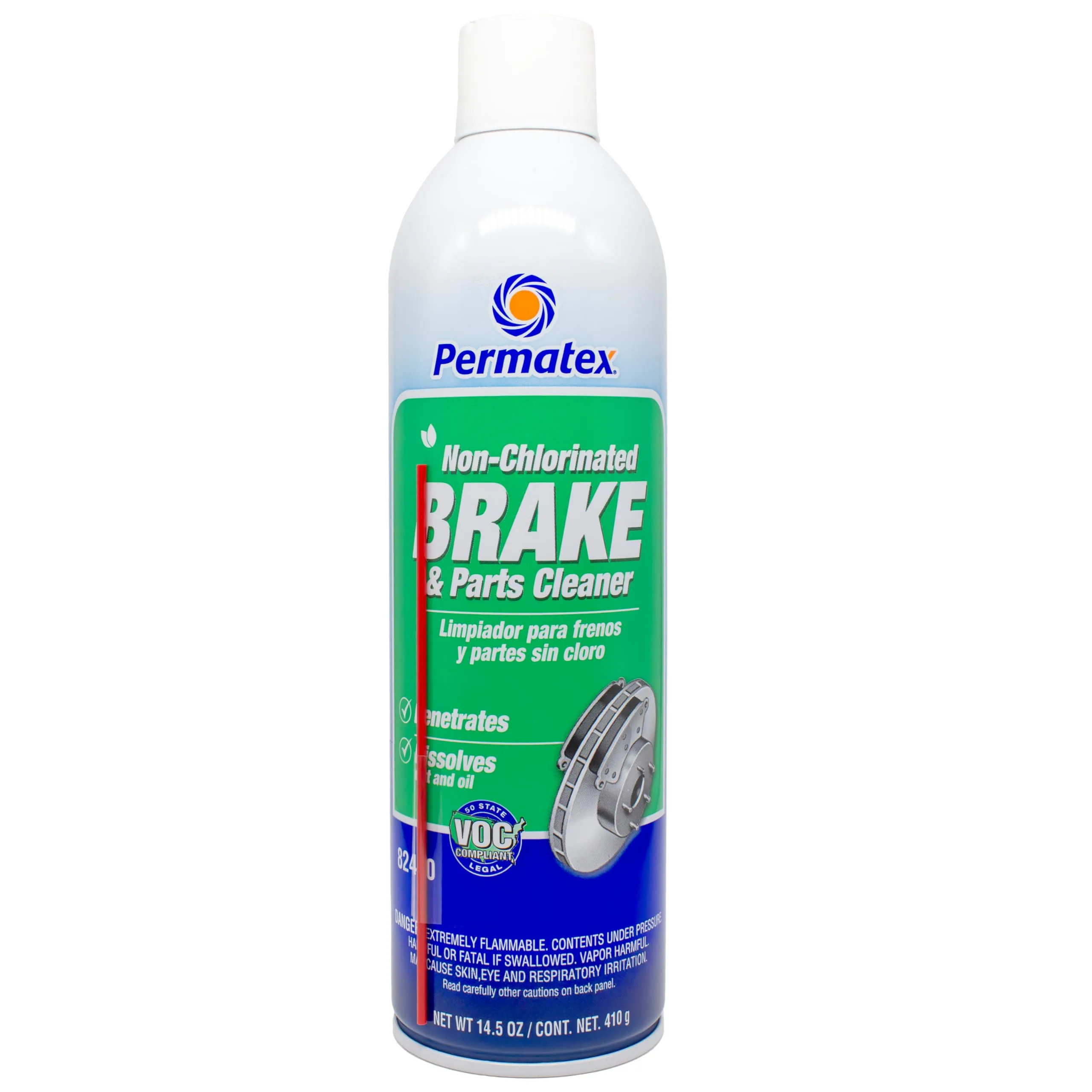 Permatex 82450 Non-Chlorinated Brake & Parts Cleaner, 14.5 oz