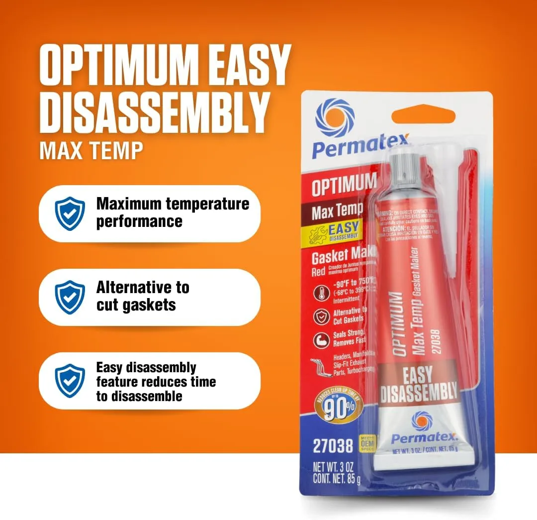 Permatex Red High Temperature Gasket Maker