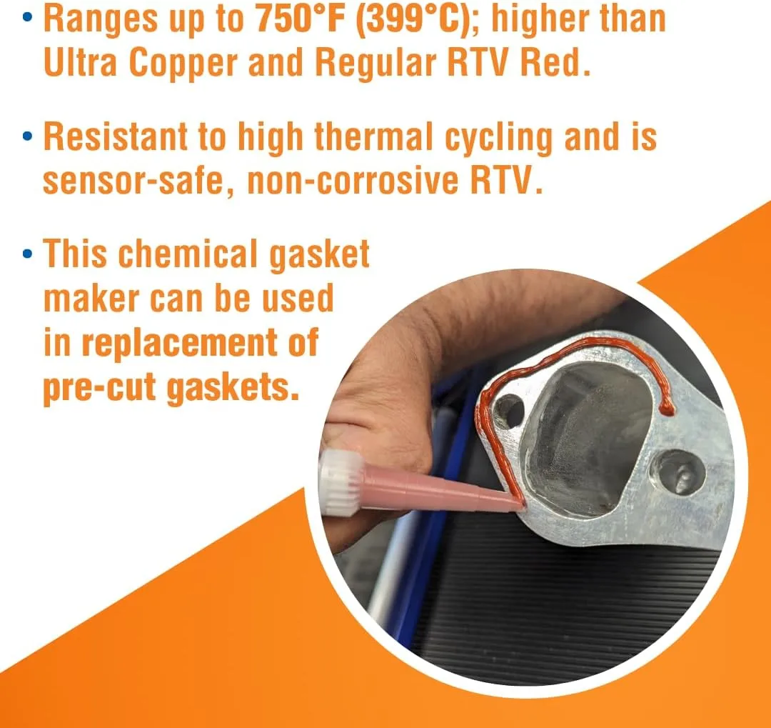 Permatex Red High Temperature Gasket Maker