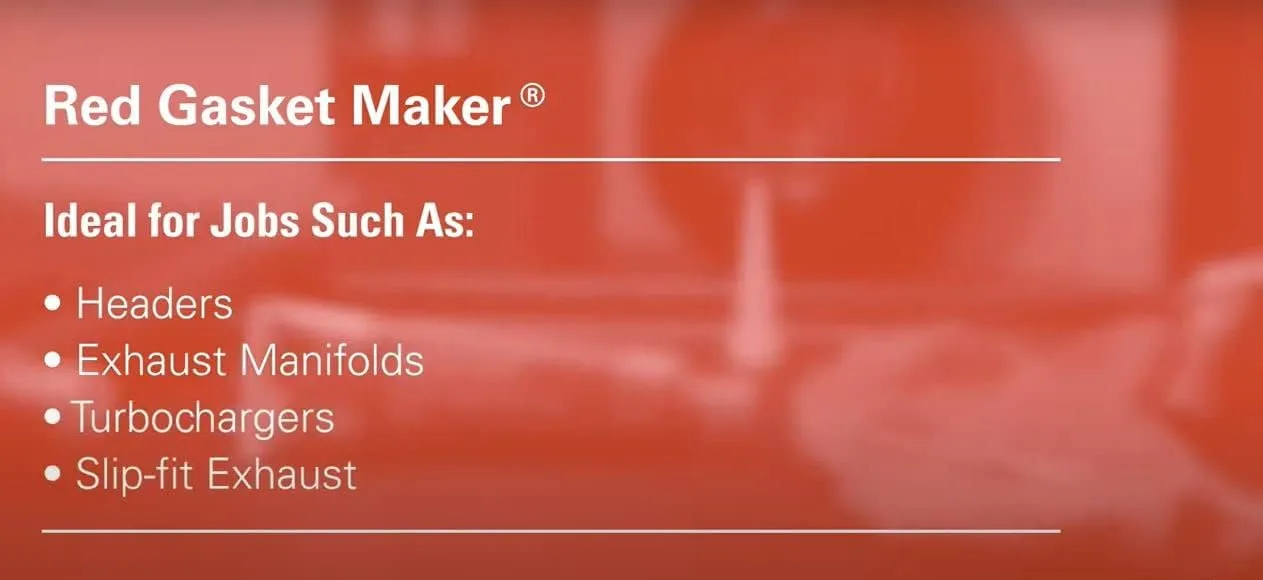 Permatex Red High Temperature Gasket Maker