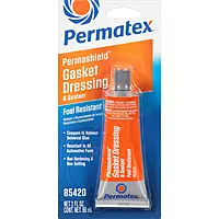 Permatex 85420 Permashield Fuel Resistant Gasket Dressing & Sealant, 2 oz Tube, Orange