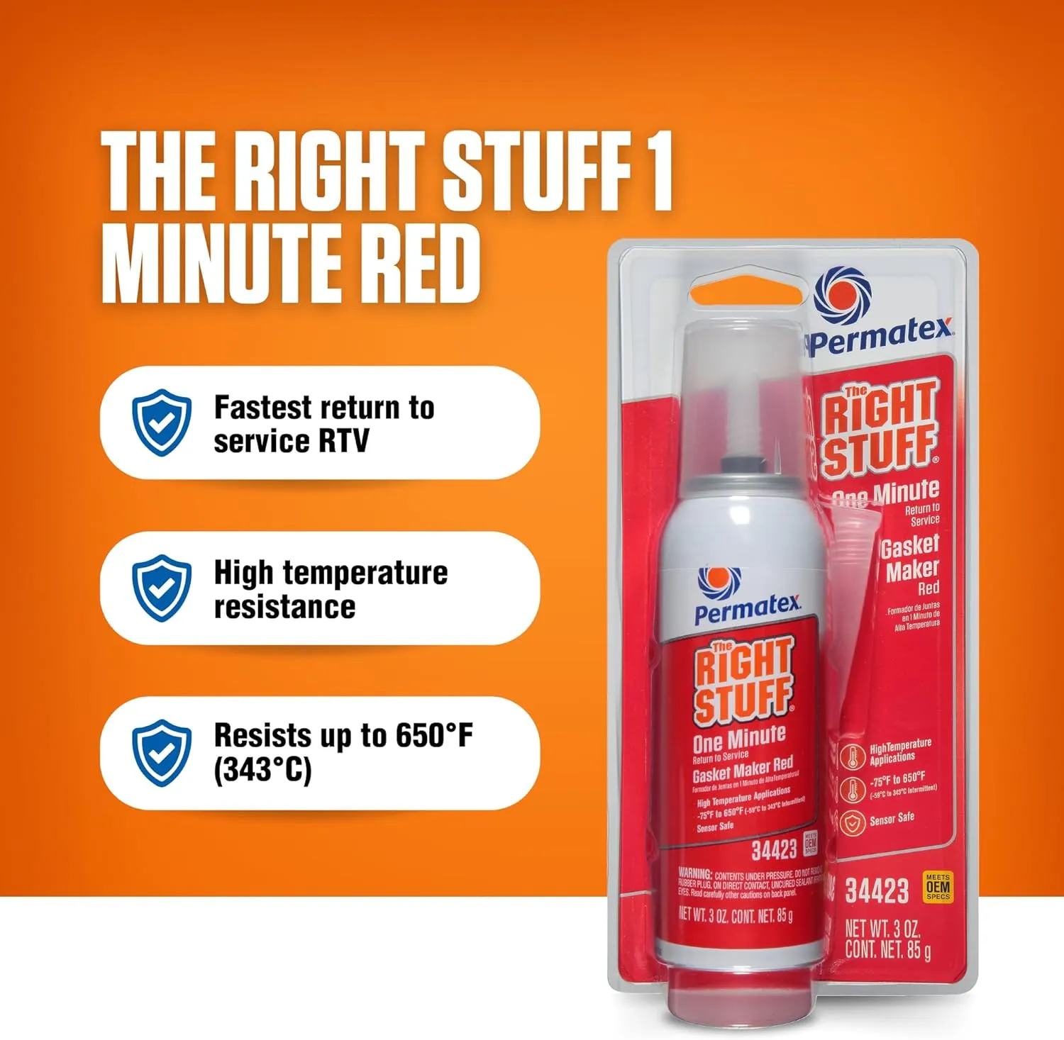 Permatex Red High Temperature Gasket Maker