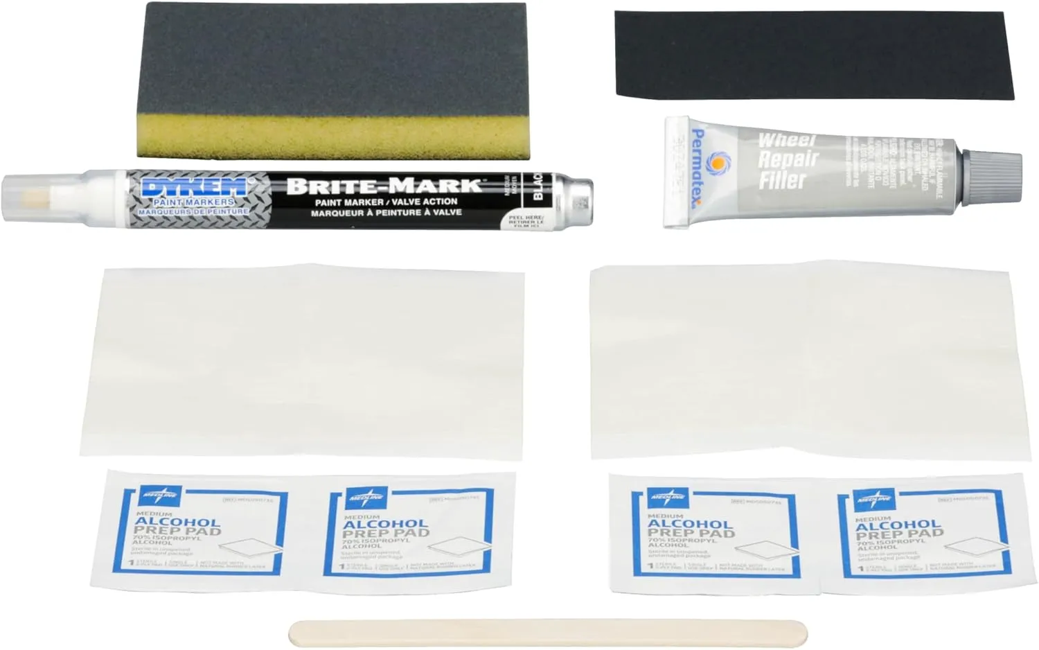 Permatex 09143 Wheel Restoration Kit - Black - Easy-to-Use DIY Wheel Repair