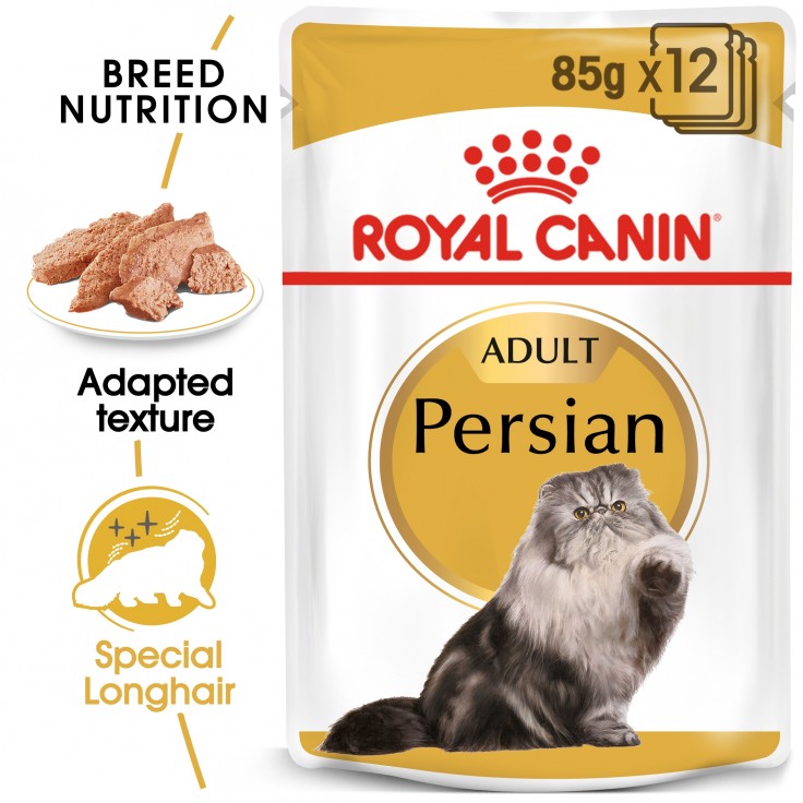Royal Canin Wet Food Feline Breed Nutrition Persian 12x85G(pouches) Royal Canin Wet Food Feline Breed Nutrition Persian 12x85G(pouches)