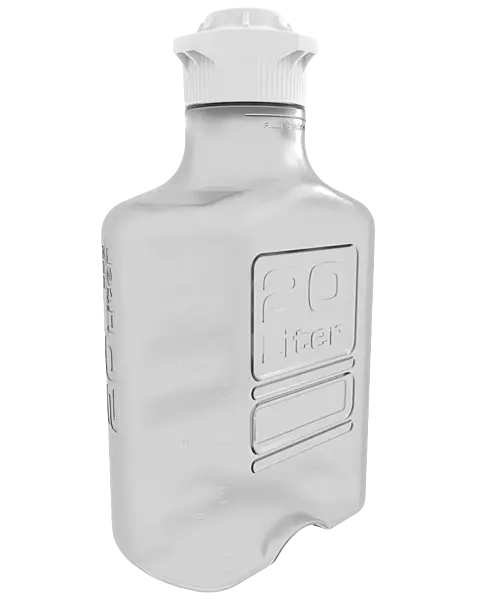 EZclear 20 L BPA-Free PETG Space Saving Carboy 120 mm VersaCap 1/EA