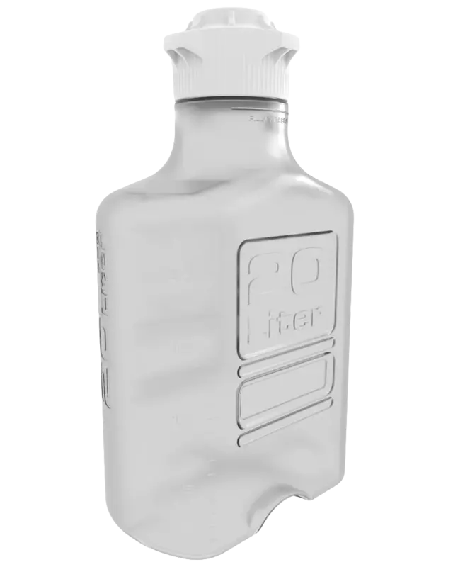 EZclear 20 L BPA-Free PETG Space Saving Carboy 120 mm VersaCap 1/EA