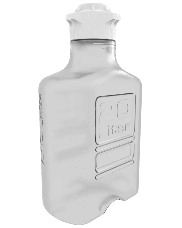 EZclear 20 L BPA-Free PETG Space Saving Carboy 120 mm VersaCap 1/EA