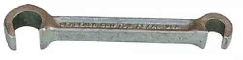 VW0AL, CAST ALUMINUM DOUBLE-ENDVALVE WHEEL WRENCH 8" L