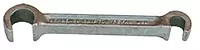 VW0AL, CAST ALUMINUM DOUBLE-ENDVALVE WHEEL WRENCH 8" L