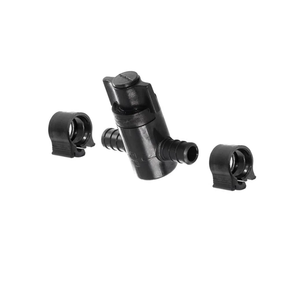 PEXLOCK 30879 Straight Stop Valve 1/2" Black