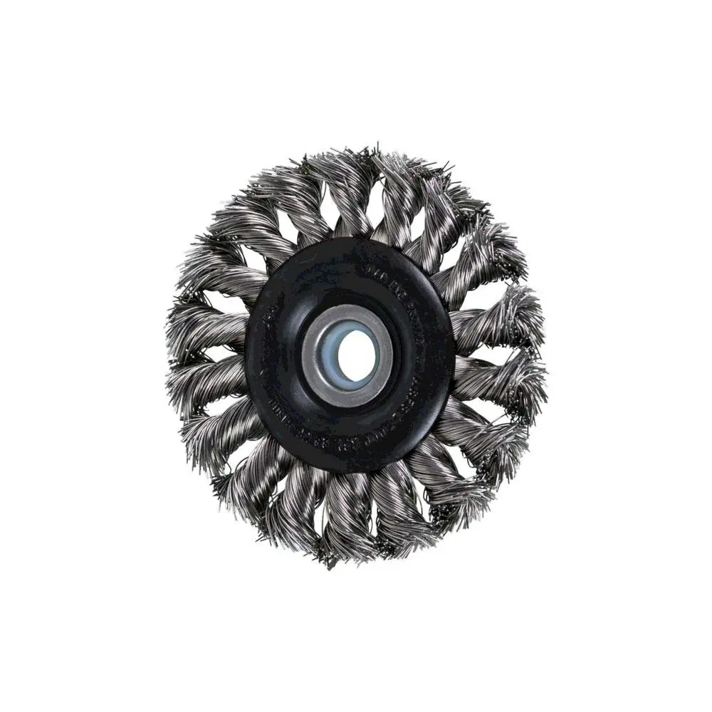 81800 3" Standard Twist Knot Wheel .012 SS Wire