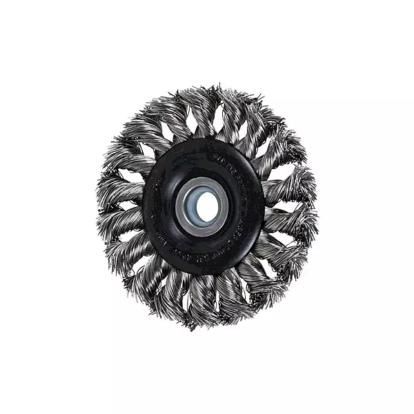 81800 3" Standard Twist Knot Wheel .012 SS Wire