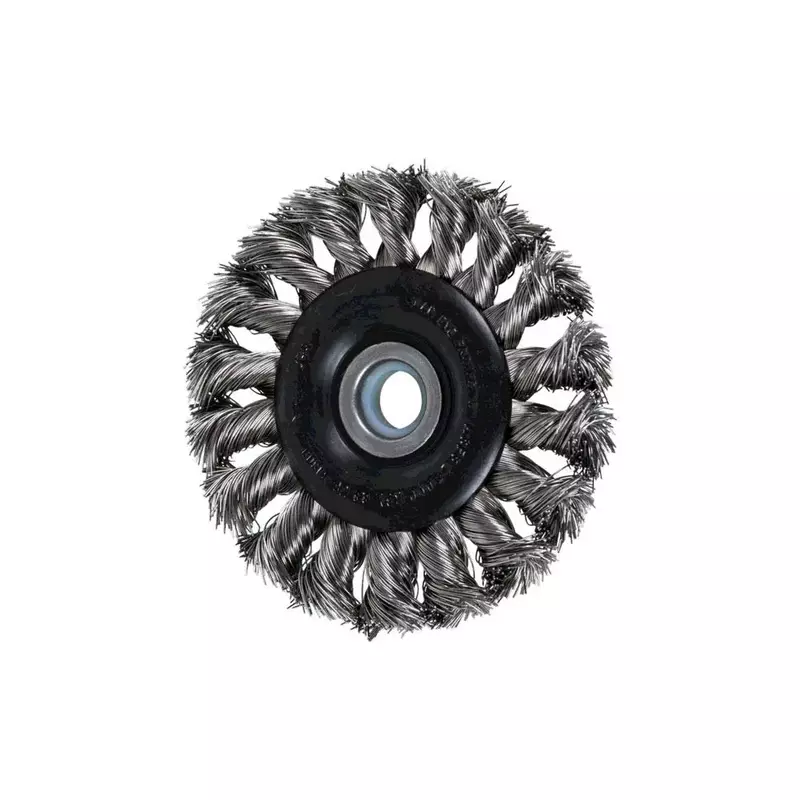 81800 3" Standard Twist Knot Wheel .012 SS Wire