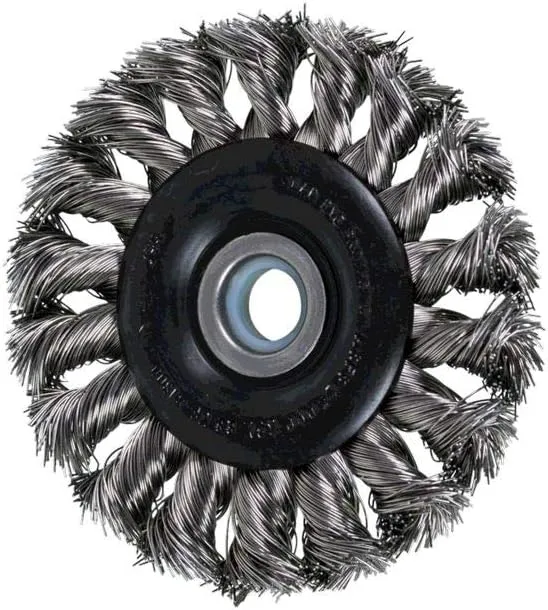 81800 3" Standard Twist Knot Wheel .012 SS Wire