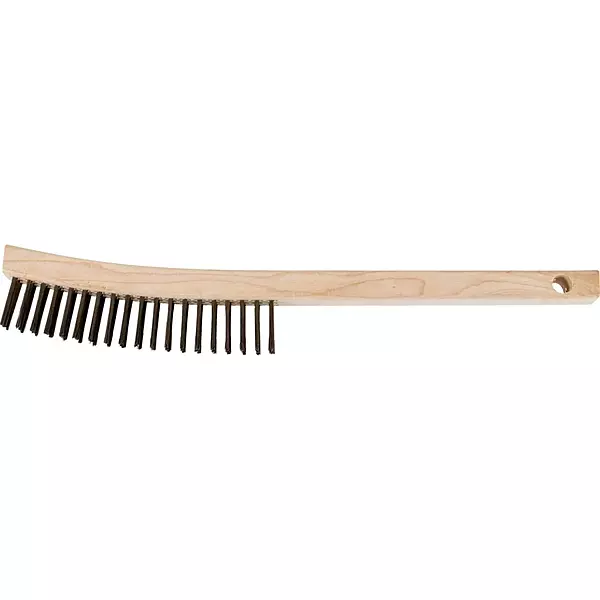 3X19 SS CURVED HDL SCRATCH WOOD