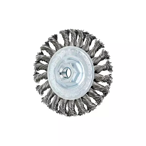 Advance Brush 82168 4" Full Cable Mini Knotwheel .020 Cs Wire