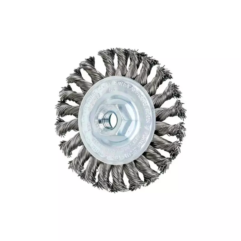 Advance Brush 82168 4" Full Cable Mini Knotwheel .020 Cs Wire