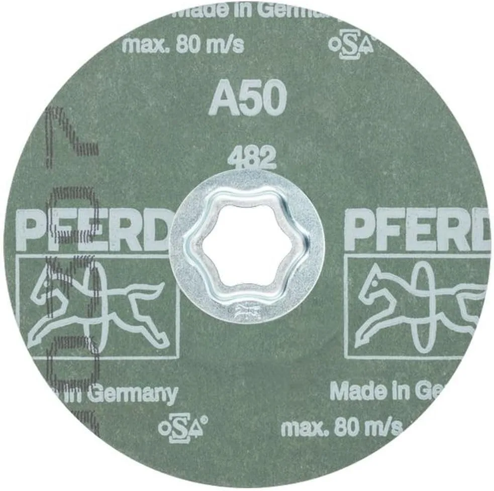 Pferd 419-40101 COMBICLICK Fiber Disc Aluminum Oxide 5 Inch