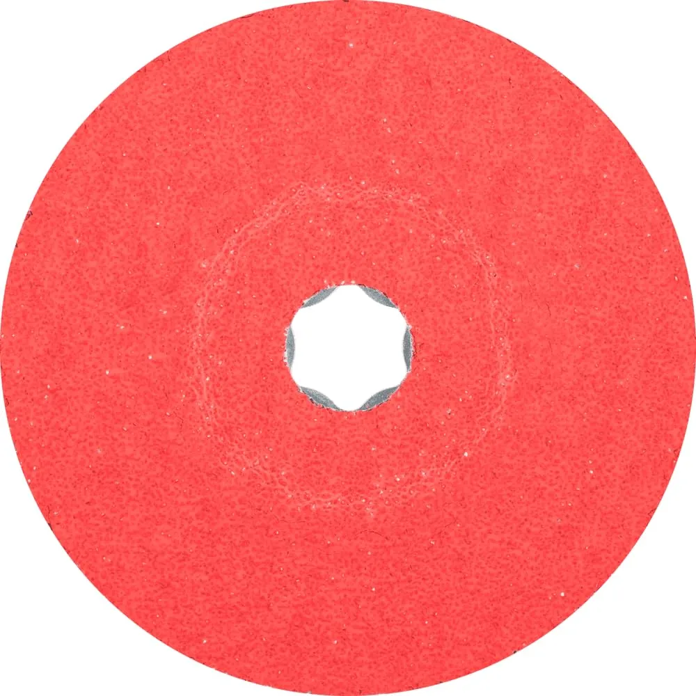 PFERD COMBICLICK® Fibre Disc, Ceramic Oxide CO-Cool, 5" Diameter, 12200 RPM, 36 Grit (Pack of 25) - Part 40733
