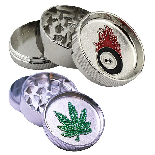 Grinders 75mm Embossed Leaf / Fire Ball PH5815 (6/box)