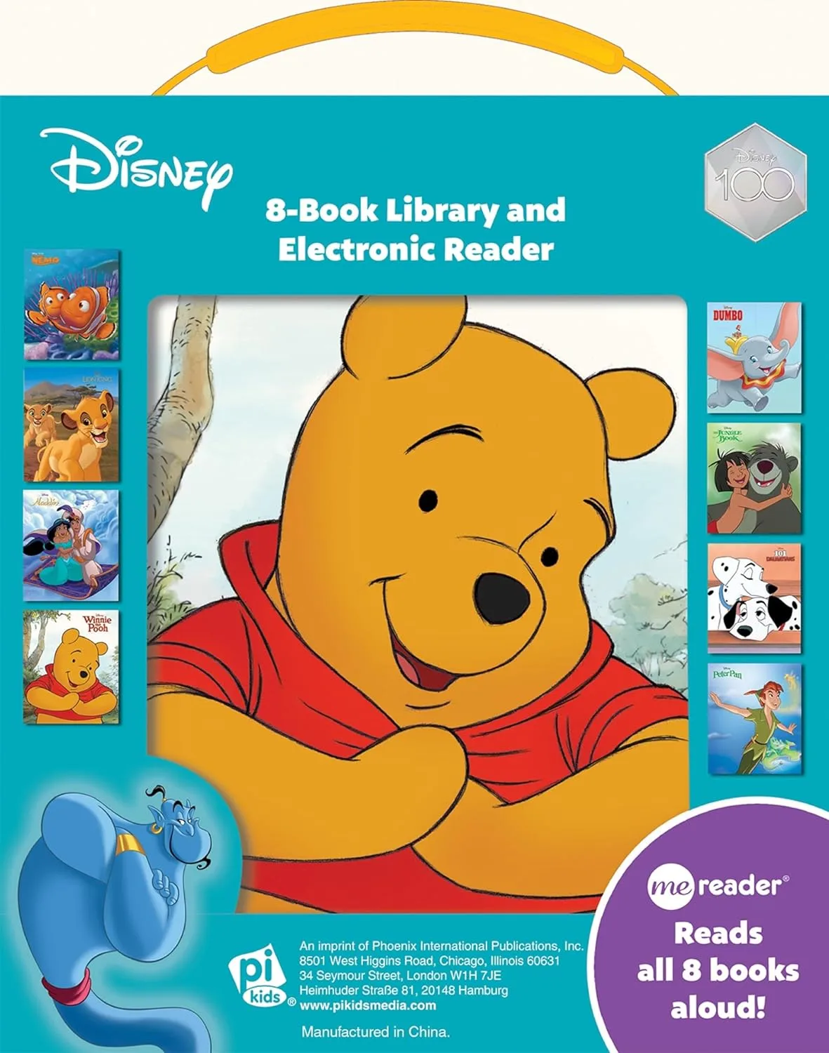 Disney Classic - Lion King, Finding Nemo, Aladdin and more! - Me Reader Electronic Reader and 8 Sound Book Library - PI Kids