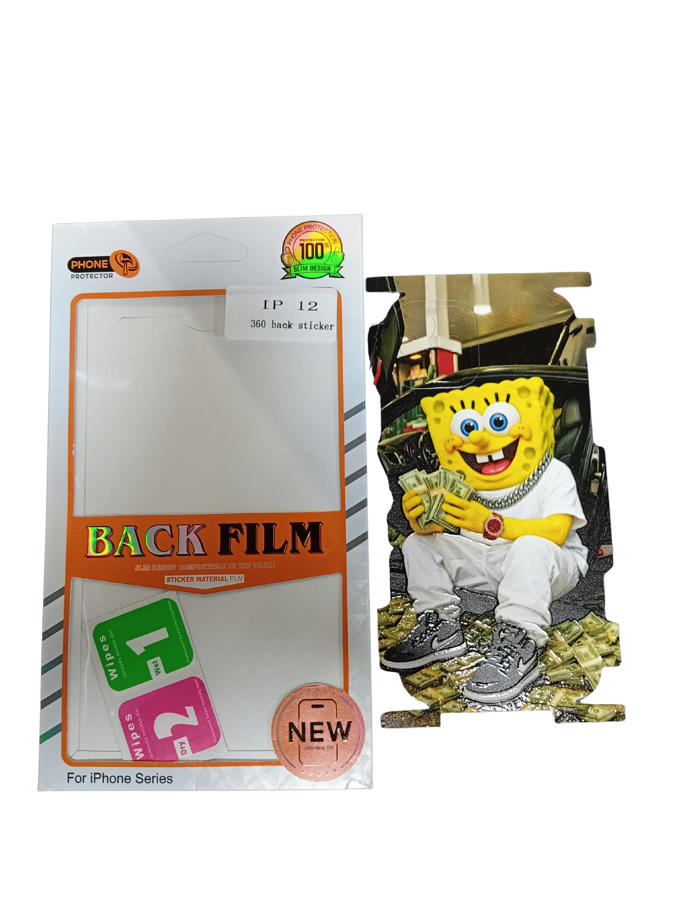 Printed Designer Back Film Protector Wrap for iphone series