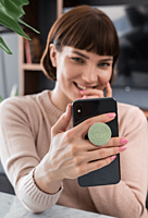 2-tone Purple Yoga Phone Pop (copy)