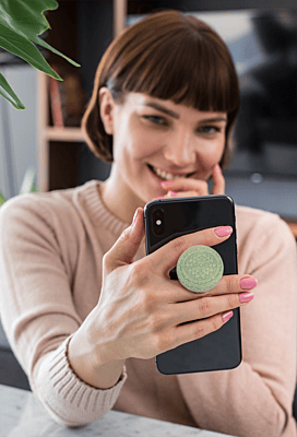 2-tone Purple Yoga Phone Pop (copy)