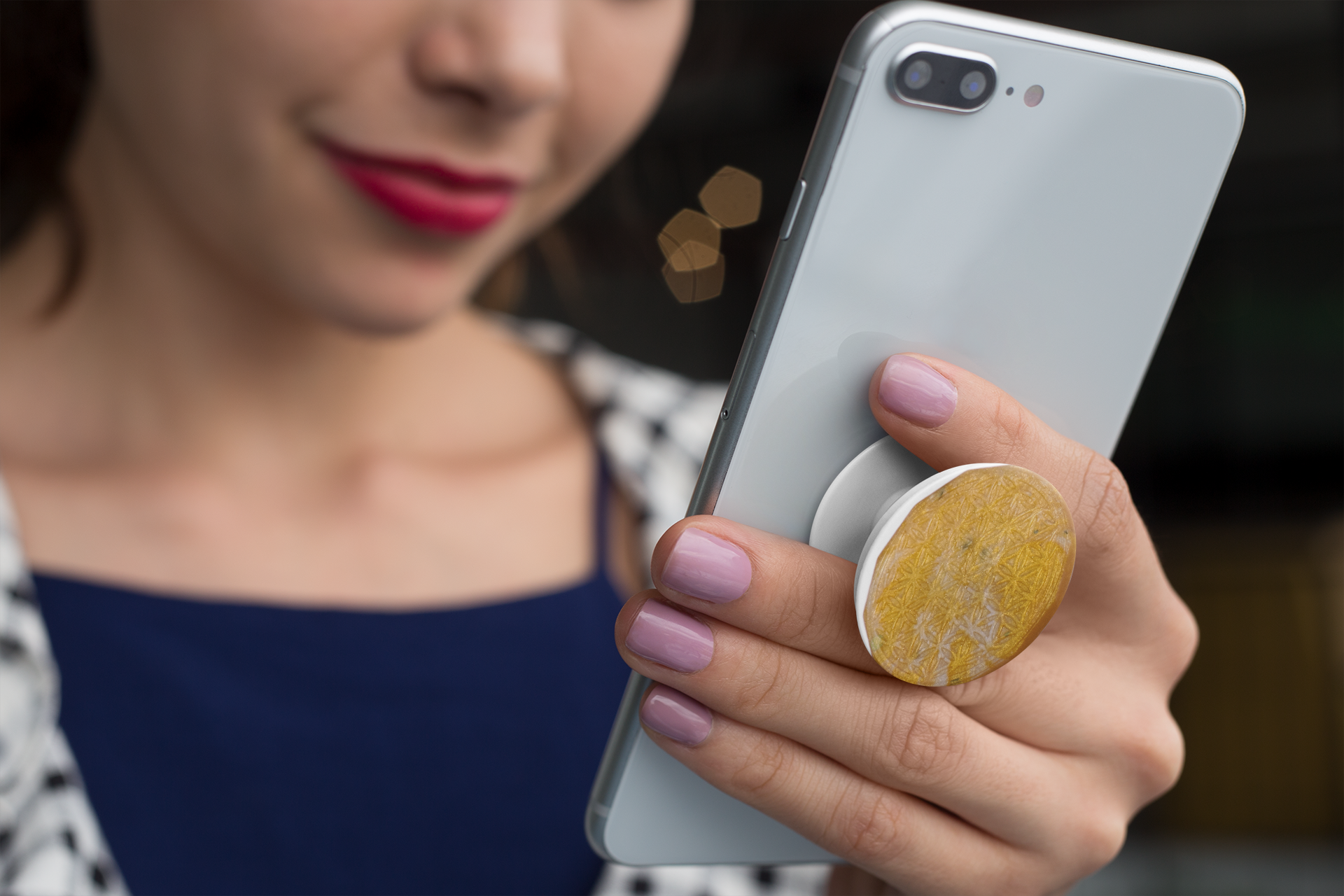 Orange & Lavender Phone Pop