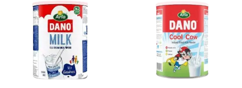 Dano Powder Tin 400g & 900g