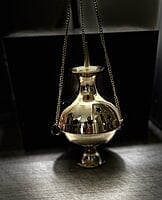8" Brass Hanging Censer Burner