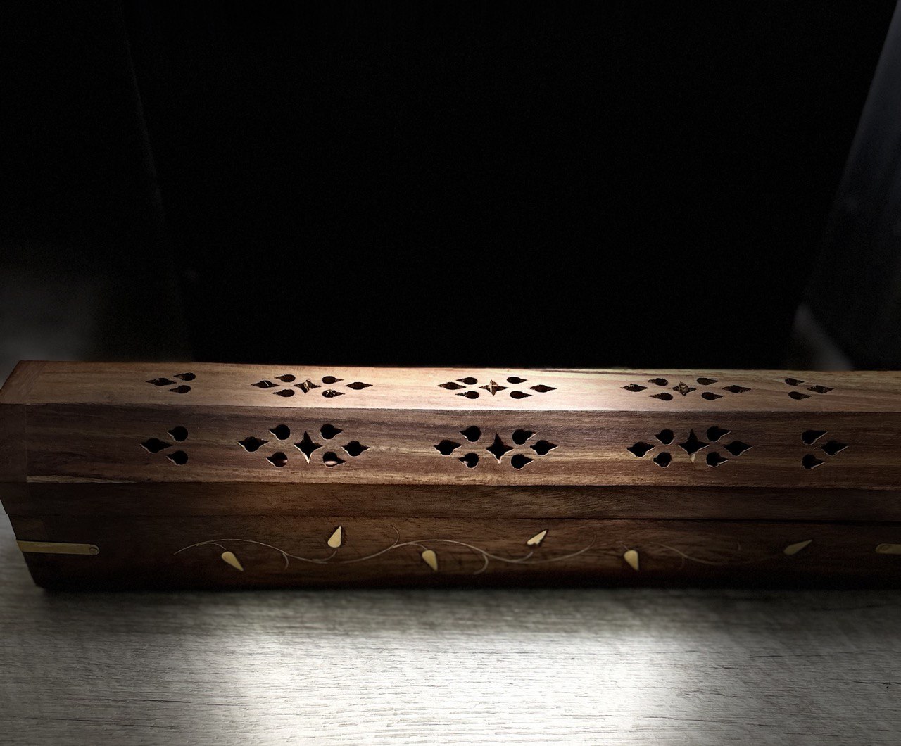 12" Wood Incense Box