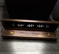 12" Wood Incense Box
