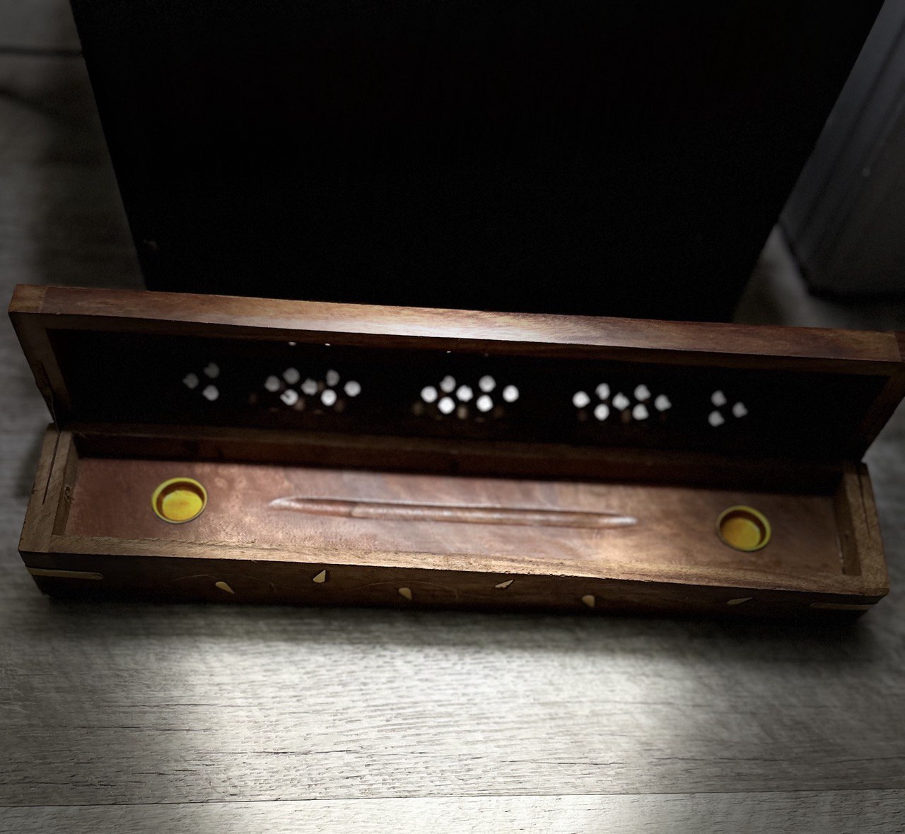 12" Wood Incense Box