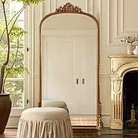 Country gold frame with flat mirror(41*74 INCH)