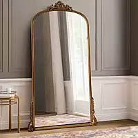 Country gold frame with flat mirror(41*74 INCH)