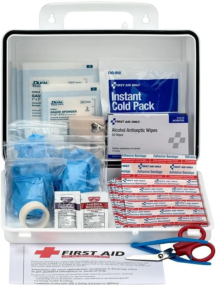 PhysiciansCare 60002 Office First Aid Kit, for Up to 25 People, 131 Pieces/Kit