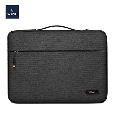 WiWU Pilot Sleeve Waterproof Polyester 15.6" Laptop Bag for Gadgets Protective-Black