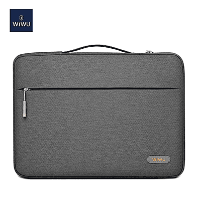 WiWU Pilot Sleeve Waterproof Polyester 15.6" Laptop Bag for Gadgets Protective-Grey