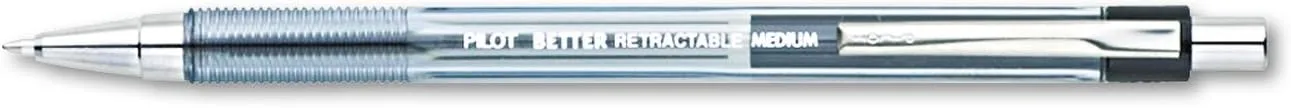PILOT Better Retractable Ballpoint Pens, Refillable