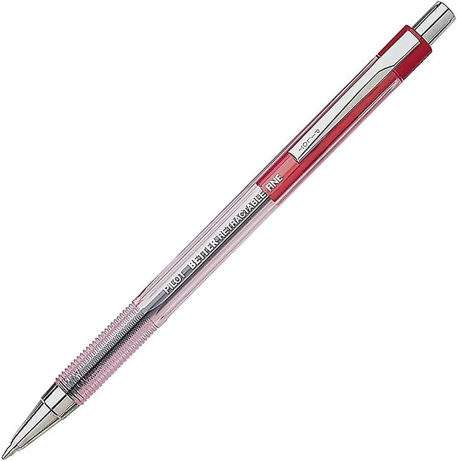 PILOT Better Retractable Ballpoint Pens, Refillable