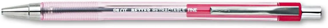 PILOT Better Retractable Ballpoint Pens, Refillable