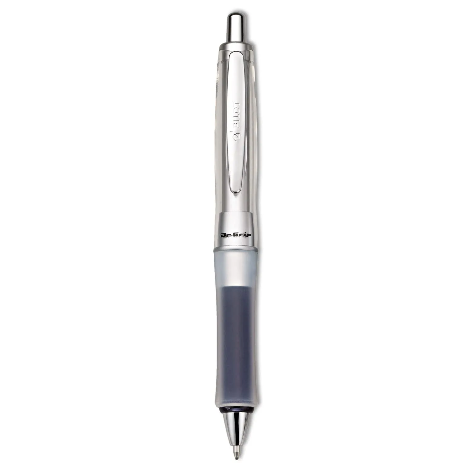 PILOT Dr. Grip Center of Gravity Refillable & Retractable Ballpoint Pen, Medium, Charcoal Grip, Black Ink (36180)