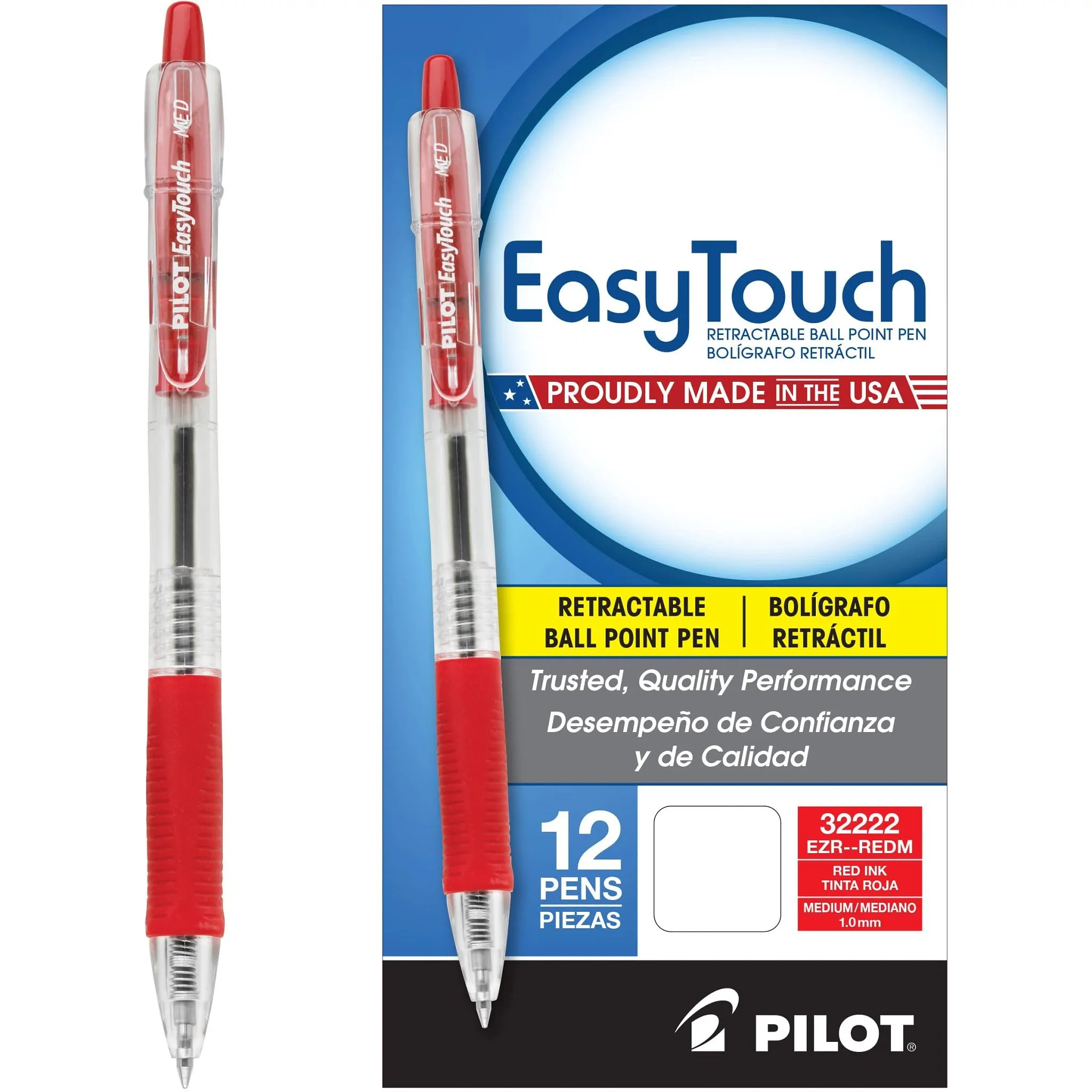 PILOT EasyTouch Refillable & Retractable Ballpoint Pens
