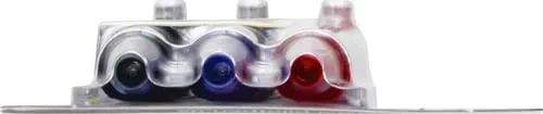 PILOT FriXion Clicker Erasable, Refillable & Retractable Gel Ink Pens, Fine Point, Black/Blue/Red Inks, 3-Pack (31467) Gel Pens