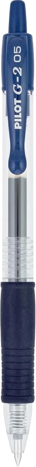 PILOT G2 Premium Gel Roller Pens, Extra Fine 0.5 mm, Pack of 12