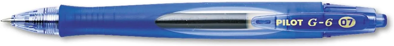 Pilot G2 Premium Gel Roller Pens, Fine Point 0.7 mm, Blue Ink, Pack of 12