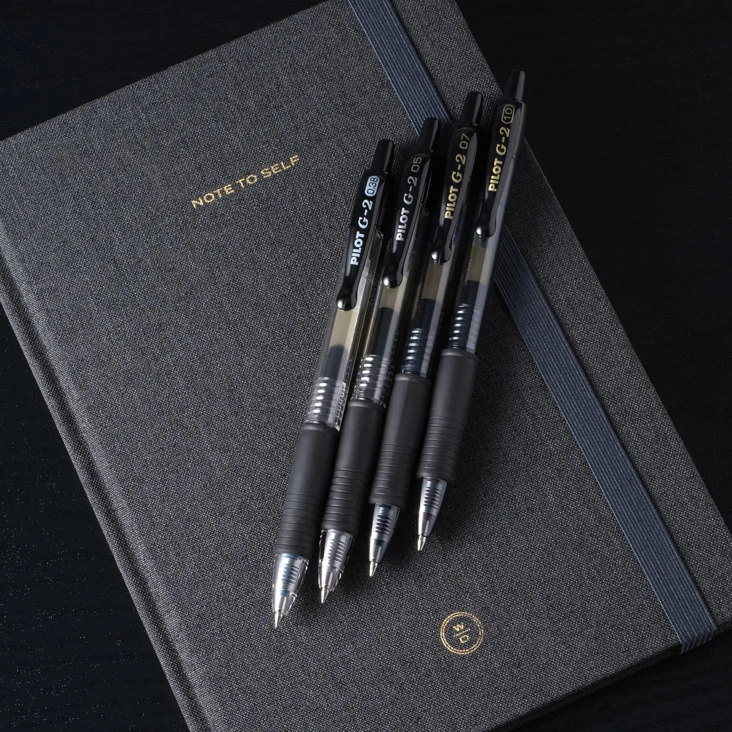 Pilot G2 Premium Gel Pens, Black Pens, Bold Point 1 mm, 12 Black 12 Count (Pack of 1)